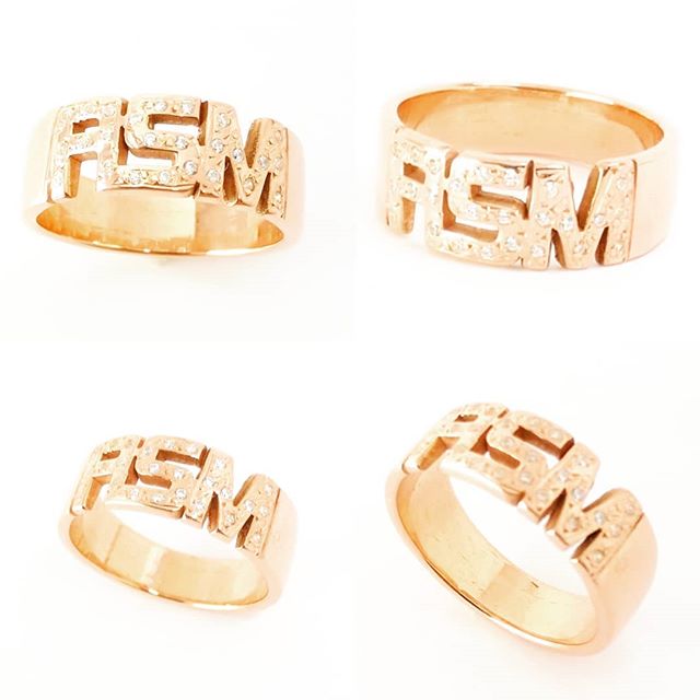 isimli alyans, Harfli Aile Yüzüğü, Taşlı isim Alyans | VoVeBoX | Gümüşten Gümüş