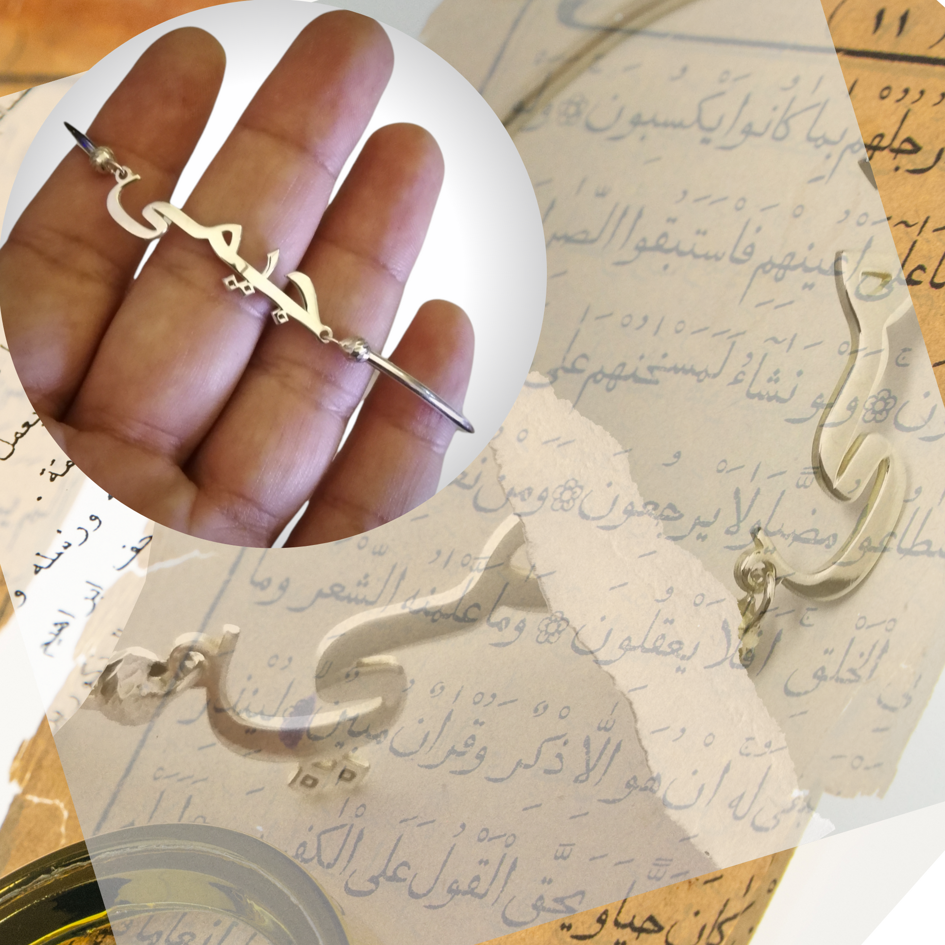 Arapça isimli bilezik, arapça isimli bileklik | VoVeBoX | Gümüşten Gümüş