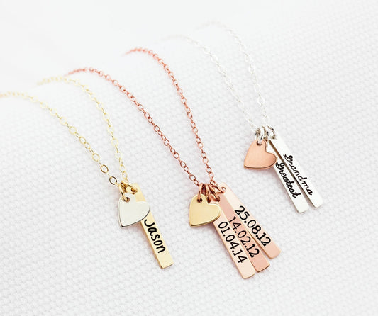 Bar Kolye, Çubuk Bar Kolye | VoVeBoX | Gümüşten Gümüş