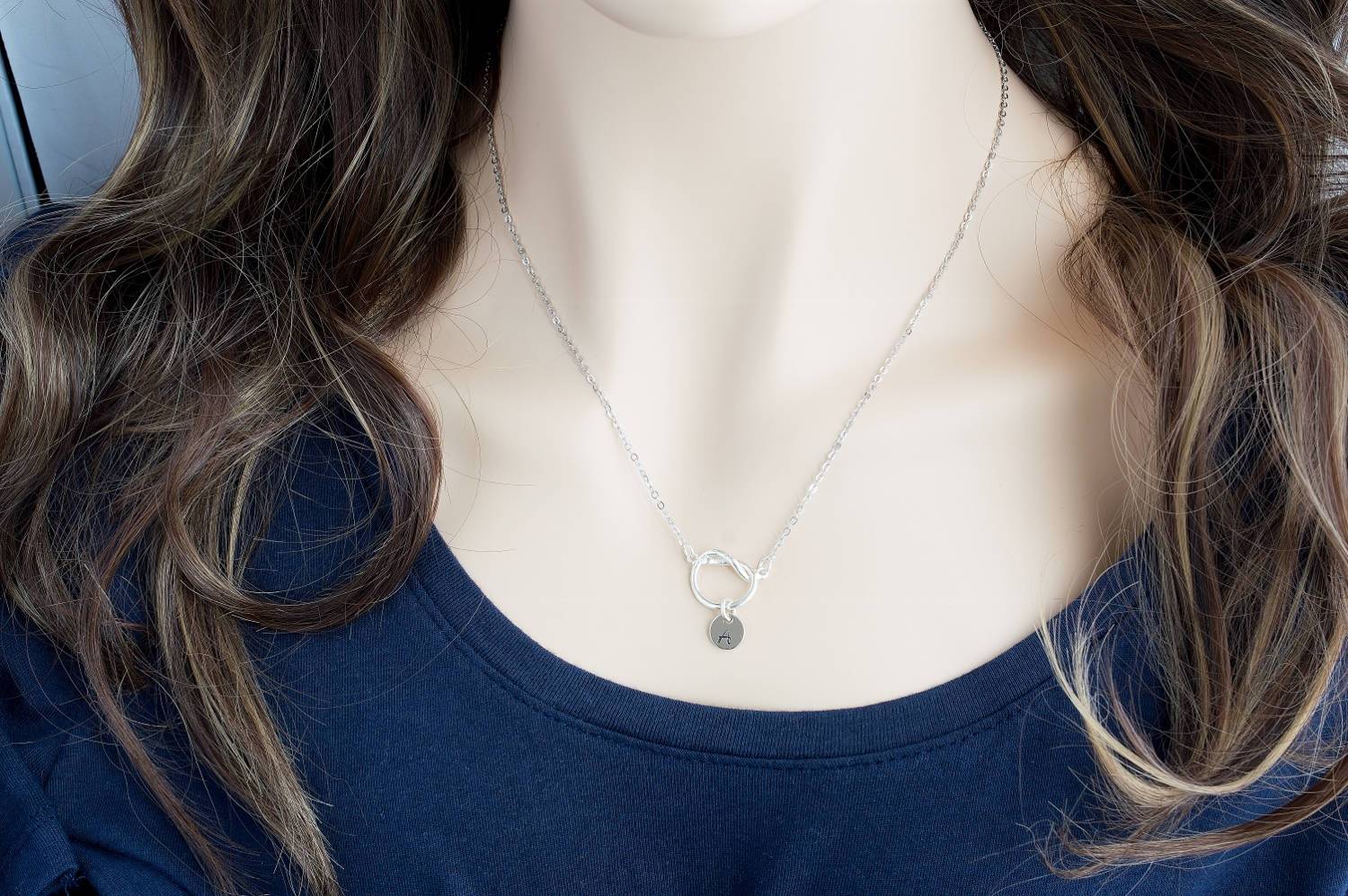 Harfli Kolye, Harfli ilmik Kolye | VoVeBoX | Gümüşten Gümüş