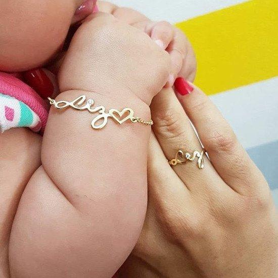 isimli yüzük, Anne Bebek isimli Yüzük | VoVeBoX | Gümüşten Gümüş