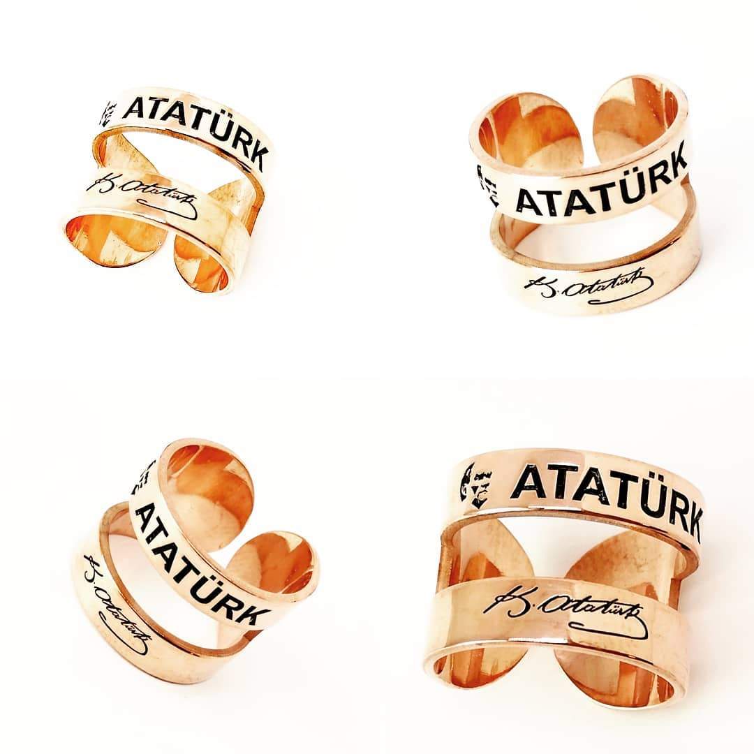 İsimli Yüzük, Atatürk İmzalı Yüzük | VoVeBoX | Gümüşten Gümüş