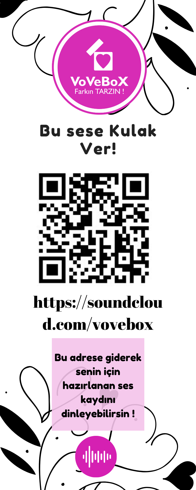 Sesli Takılar, Ses Bileklik | VoVeBoX | Gümüşten Gümüş